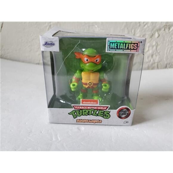 Jada Metals Die Cast Teenage Mutant Ninja Turtle Michelangelo Figure MetalFigs - Picture 4 of 8